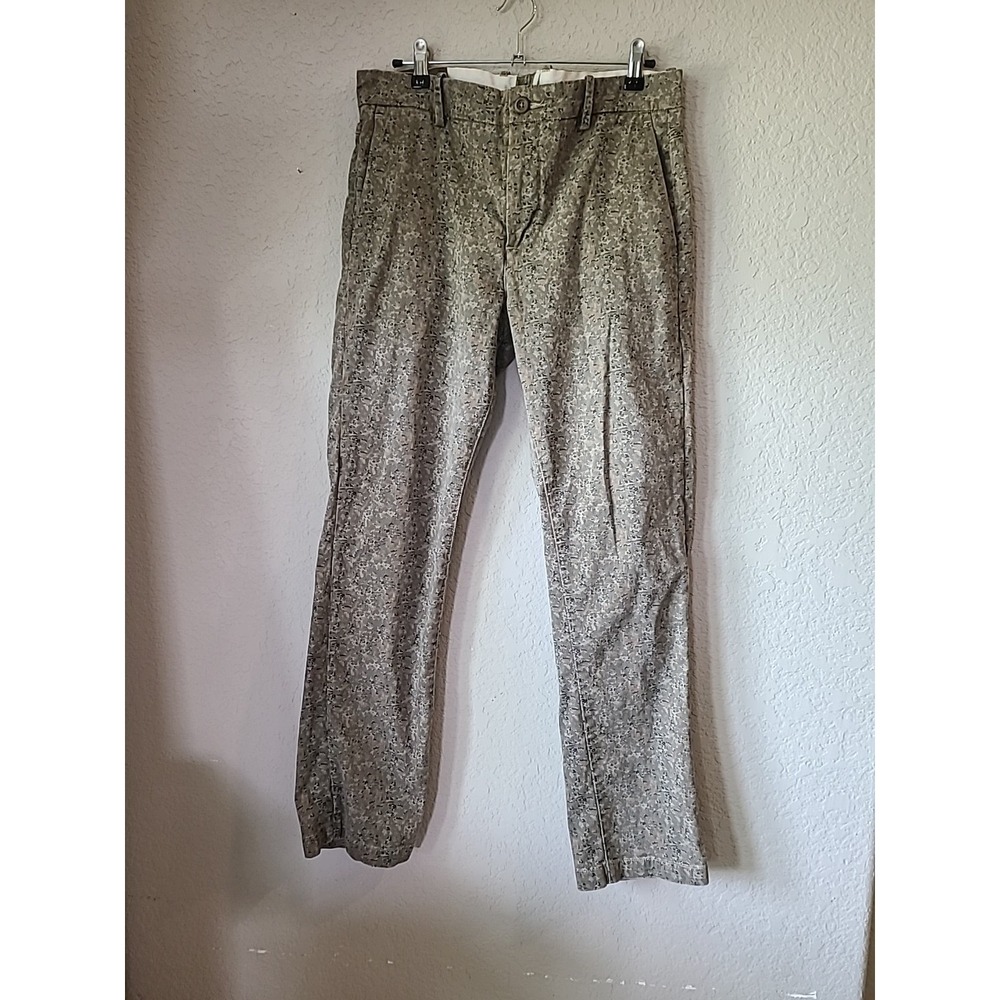 Levis Jeans‎ 513 Mens Slim Straight Fit Desert Camo Stretch Chino Pants 33 x 31